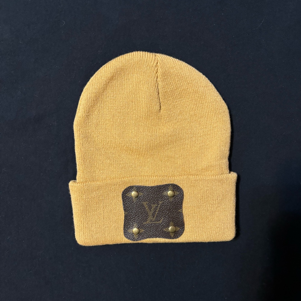 Mustard LV Beanie
